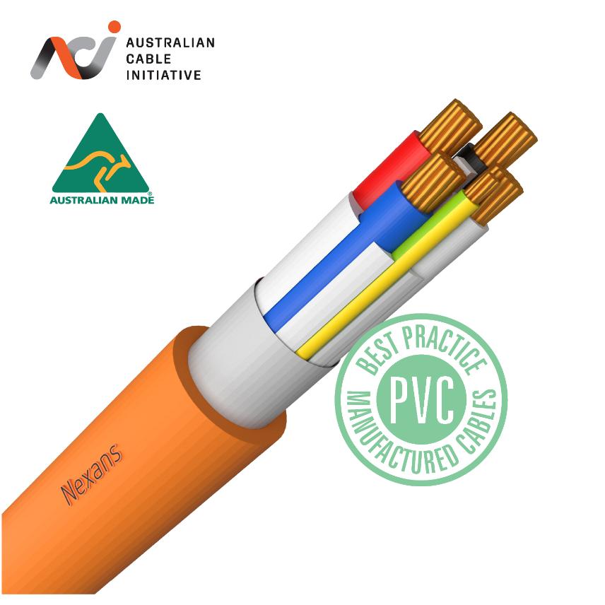 PVC Orange Circular 4C+E (450/750V & 0.6/1kV)